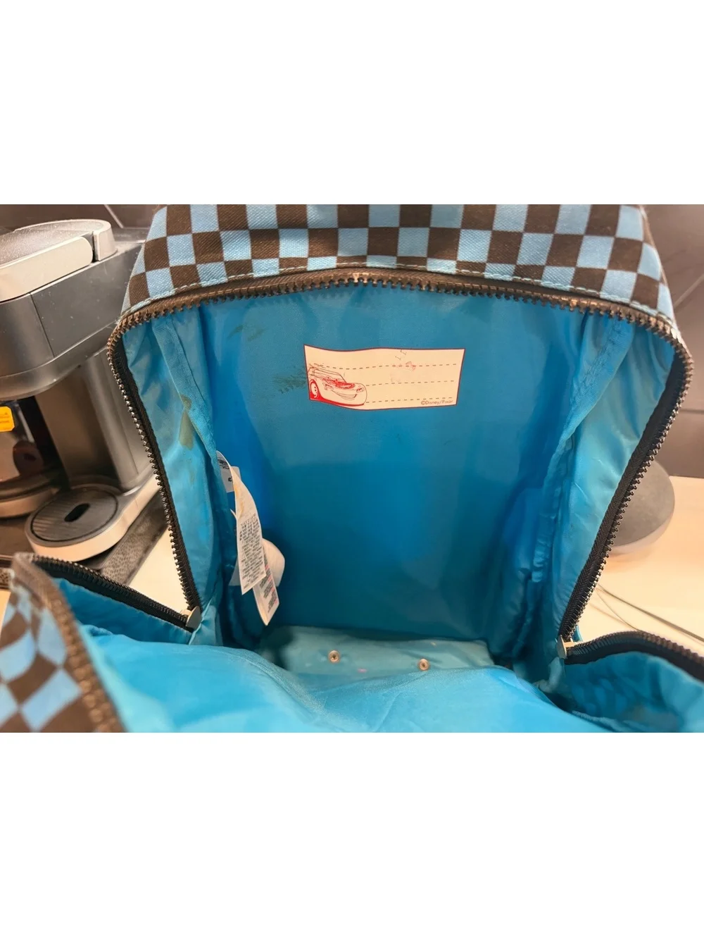 2017 Disney Pixar Cars Lightning McQueen and Cruz Ramirez Rolling Backpack